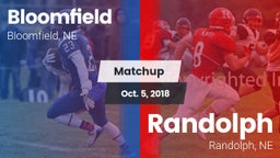 Matchup: Bloomfield High vs. Randolph  2018