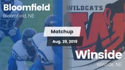 Matchup: Bloomfield High vs. Winside  2019