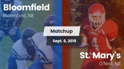 Matchup: Bloomfield High vs. St. Mary's  2019