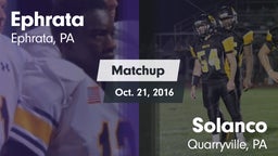 Matchup: Ephrata  vs. Solanco  2016