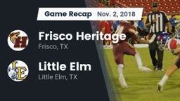 Recap: Frisco Heritage  vs. Little Elm  2018