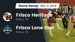 Recap: Frisco Heritage  vs. Frisco Lone Star  2018