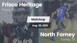 Matchup: Frisco heritage vs. North Forney  2019