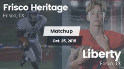 Matchup: Frisco Heritage vs. Liberty  2019