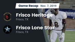 Recap: Frisco Heritage  vs. Frisco Lone Star  2019