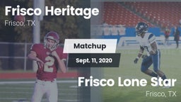 Matchup: Frisco Heritage vs. Frisco Lone Star  2020