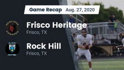 Recap: Frisco Heritage  vs. Rock Hill  2020
