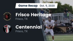 Recap: Frisco Heritage  vs. Centennial  2020