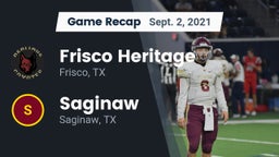 Recap: Frisco Heritage  vs. Saginaw  2021