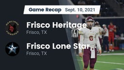 Recap: Frisco Heritage  vs. Frisco Lone Star  2021