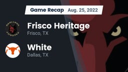 Recap: Frisco Heritage  vs. White  2022