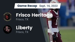 Recap: Frisco Heritage  vs. Liberty  2022