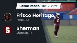 Recap: Frisco Heritage  vs. Sherman  2022