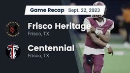 Recap: Frisco Heritage  vs. Centennial  2023