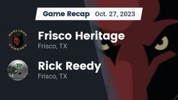 Recap: Frisco Heritage  vs. Rick Reedy  2023