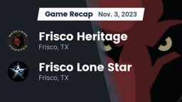 Recap: Frisco Heritage  vs. Frisco Lone Star  2023