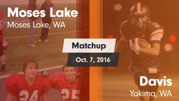 Matchup: Moses Lake High vs. Davis  2016