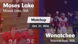 Matchup: Moses Lake High vs. Wenatchee  2016