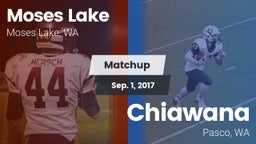 Matchup: Moses Lake High vs. Chiawana  2017