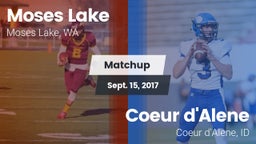 Matchup: Moses Lake High vs. Coeur d'Alene  2017