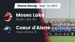 Recap: Moses Lake  vs. Coeur d'Alene  2017