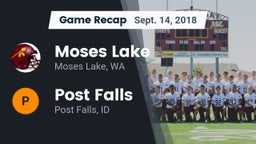 Recap: Moses Lake  vs. Post Falls  2018