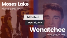 Matchup: Moses Lake High vs. Wenatchee  2018