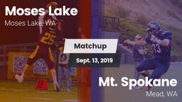 Matchup: Moses Lake High vs. Mt. Spokane 2019