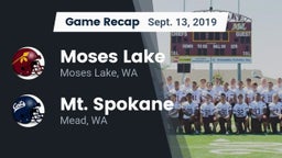 Recap: Moses Lake  vs. Mt. Spokane 2019