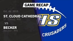 Recap: St. Cloud Cathedral  vs. Becker  2015