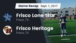 Recap: Frisco Lone Star  vs. Frisco Heritage  2017
