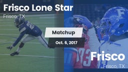 Matchup: Frisco Lone Star vs. Frisco  2017