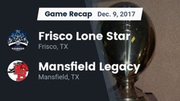 Recap: Frisco Lone Star  vs. Mansfield Legacy  2017