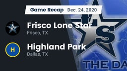Recap: Frisco Lone Star  vs. Highland Park  2020