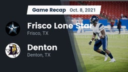 Recap: Frisco Lone Star  vs. Denton  2021