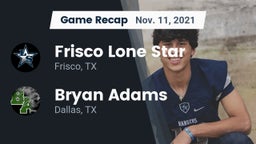 Recap: Frisco Lone Star  vs. Bryan Adams  2021