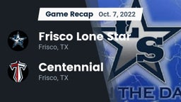 Recap: Frisco Lone Star  vs. Centennial  2022