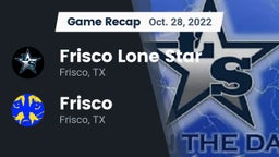 Recap: Frisco Lone Star  vs. Frisco  2022