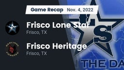 Recap: Frisco Lone Star  vs. Frisco Heritage  2022