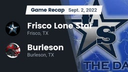 Recap: Frisco Lone Star  vs. Burleson  2022