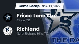 Recap: Frisco Lone Star  vs. Richland  2022