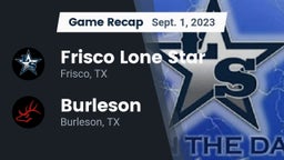 Recap: Frisco Lone Star  vs. Burleson  2023