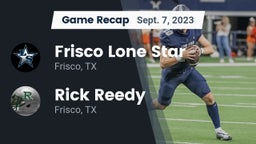Recap: Frisco Lone Star  vs. Rick Reedy  2023