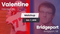 Matchup: Valentine High vs. Bridgeport  2016