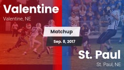 Matchup: Valentine High vs. St. Paul  2017