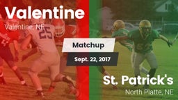 Matchup: Valentine High vs. St. Patrick's  2017