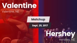 Matchup: Valentine High vs. Hershey  2017