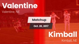 Matchup: Valentine High vs. Kimball  2017