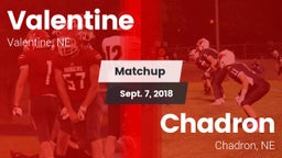 Matchup: Valentine High vs. Chadron  2018