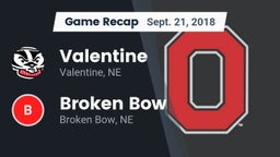 Recap: Valentine  vs. Broken Bow  2018
